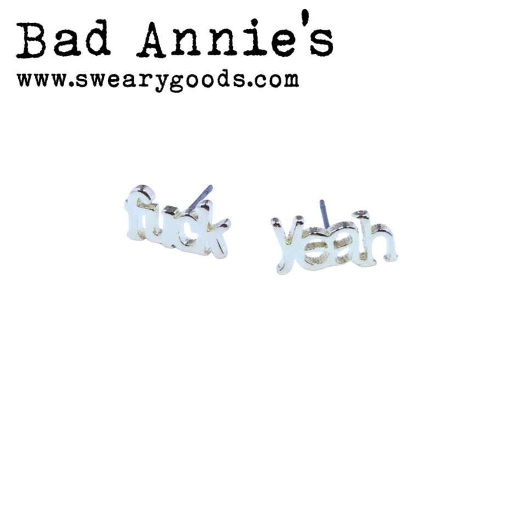 Earrings - Fuck Yeah (Silver)