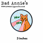 Patch- Pew Pew! (Laser Cat)