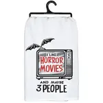 Dish Towel - I Like Horror Movies And Maybe 3 People