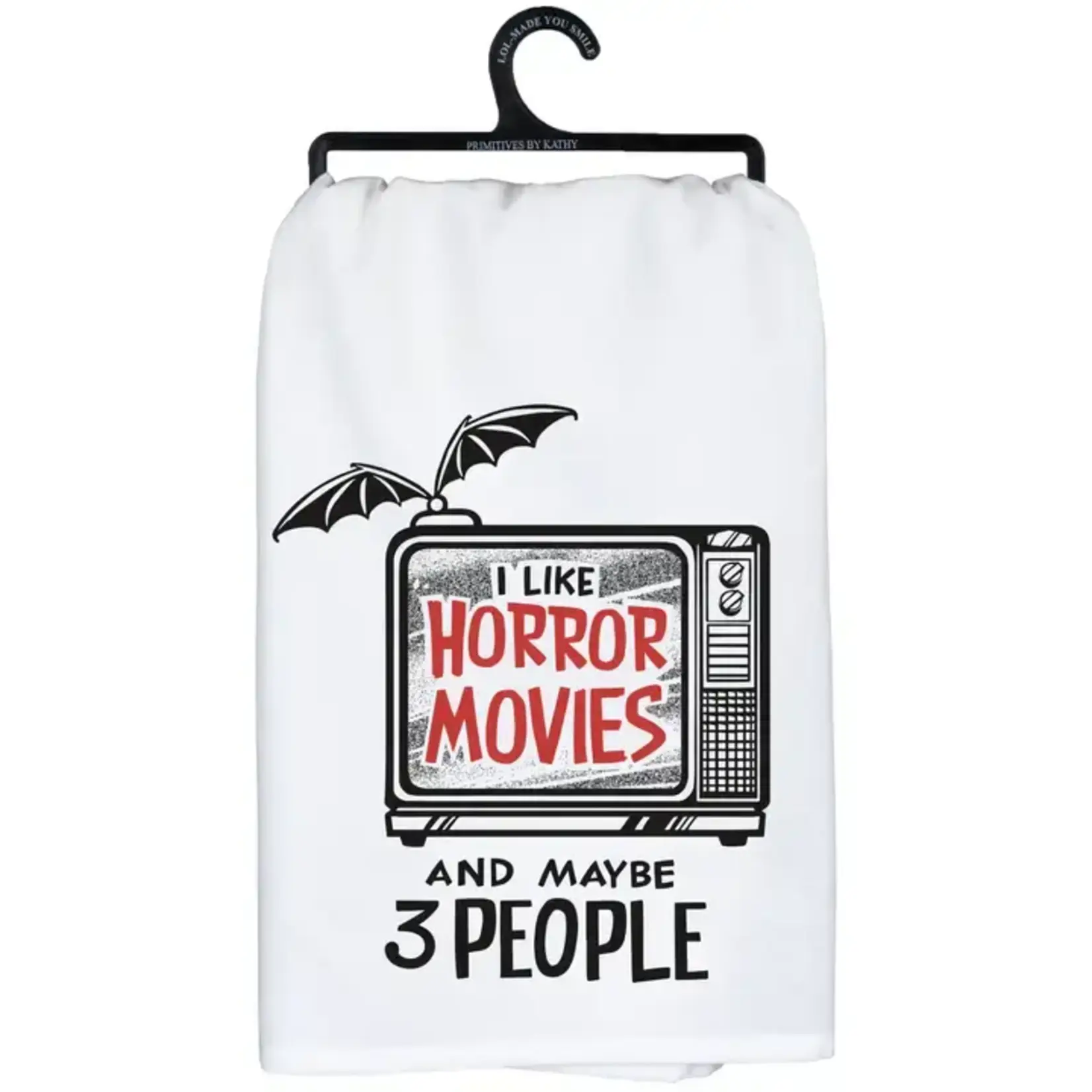 Dish Towel - I Like Horror Movies And Maybe 3 People