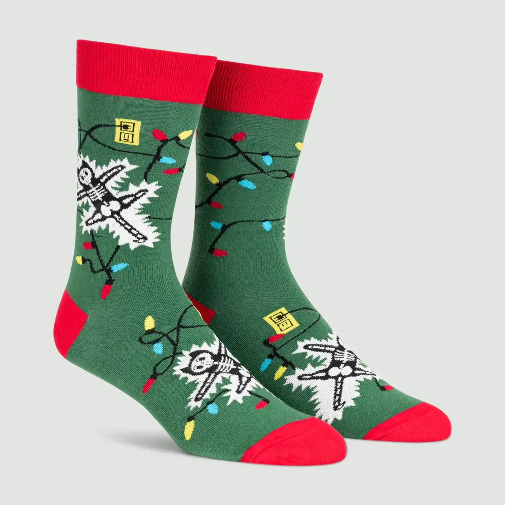 Socks (Mens) (Crew) - Eating Light This Holiday (Christmas)