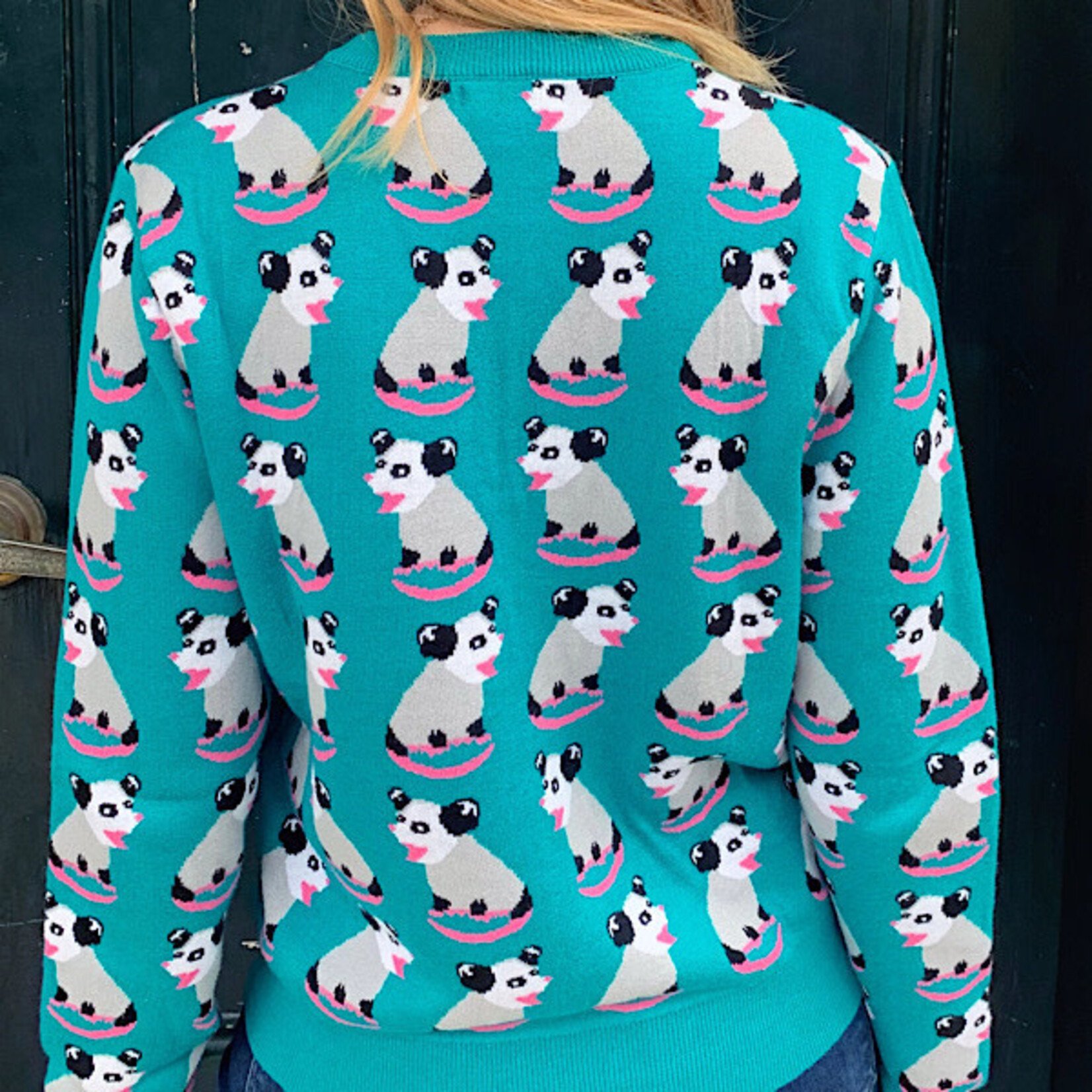 Sweater - Opossums Teal