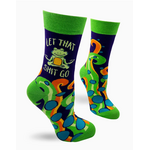 Socks (Women's) - Let That Shit Go (Frog)