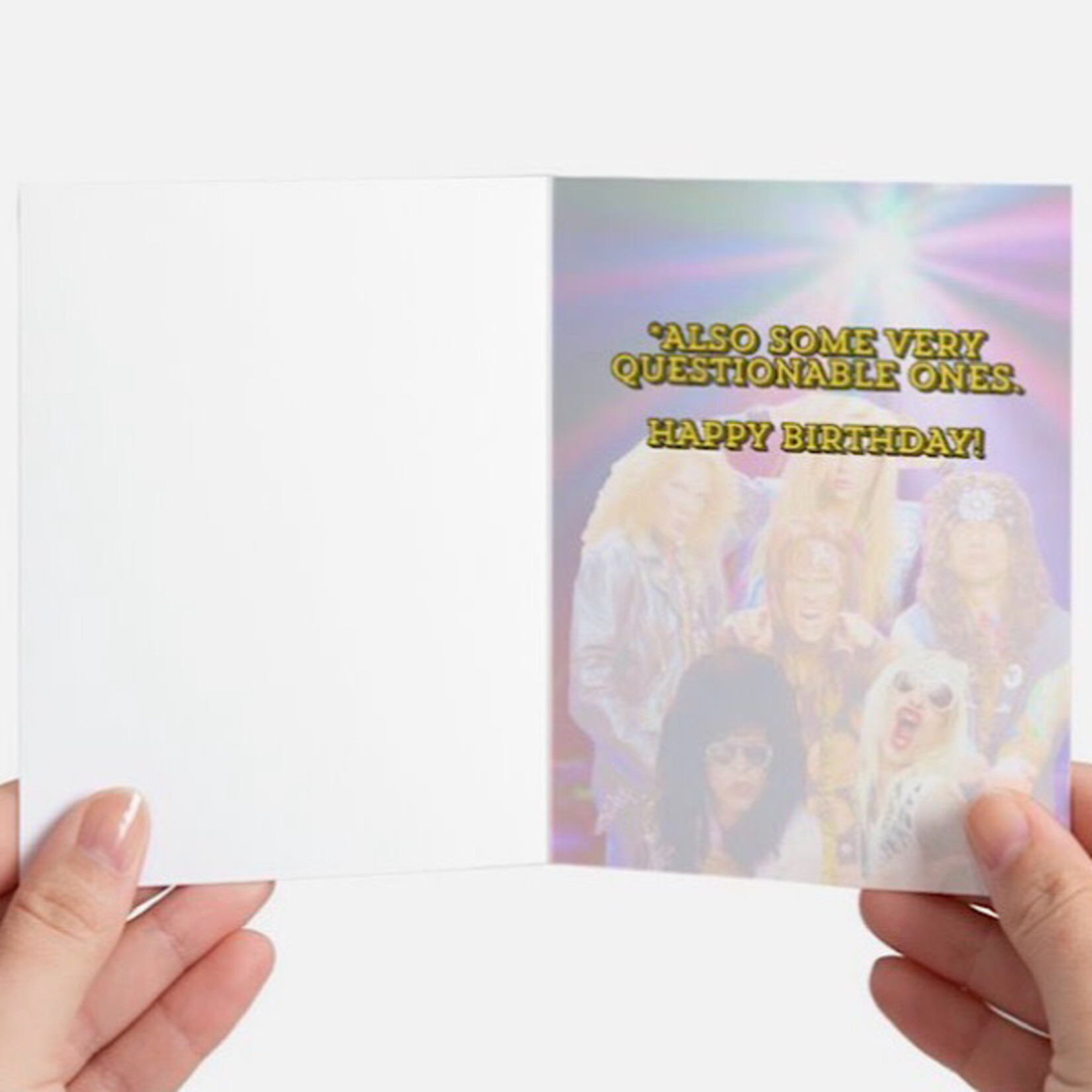 Bad Annie’s Card - You May Be Old, But At Least You Got To See All The Cool Bands INSIDE: *Also Some Very Questionable Ones Happy Birthday!