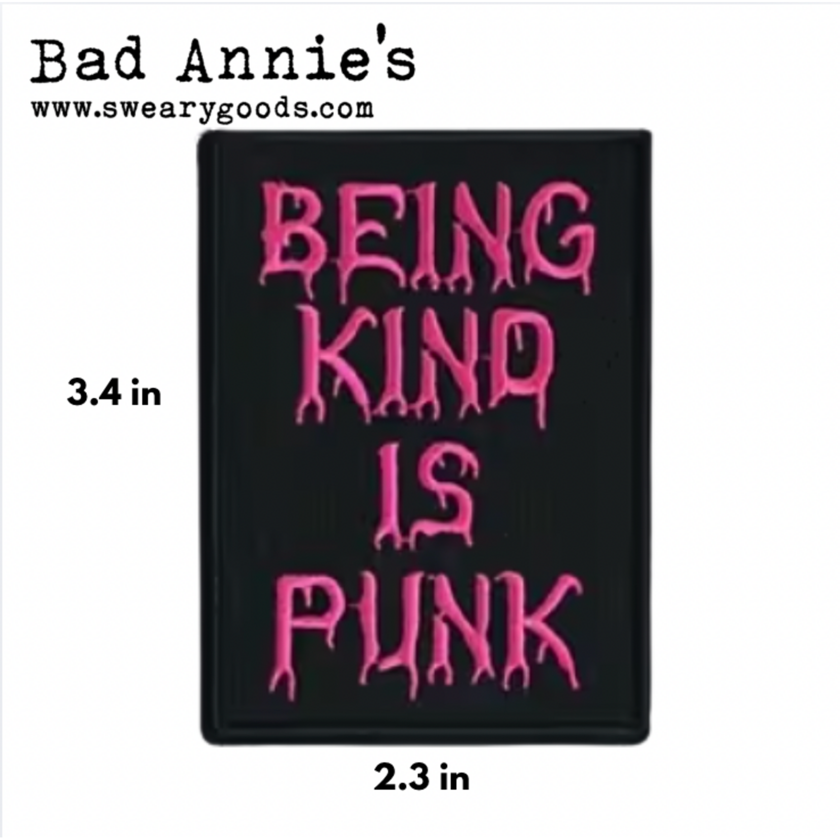 Patch - Being Kind Is Punk