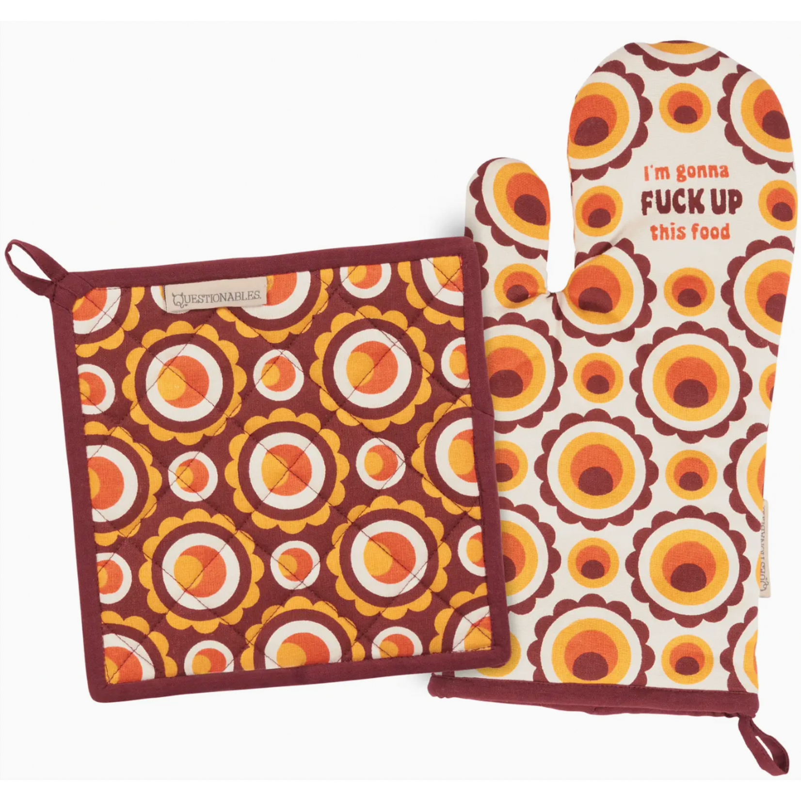 Oven Mitt Set - I'm Gonna Fuck Up This Food