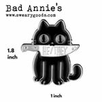 Pin - He /They (Cat With Knife)