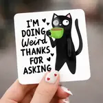 Magnet - I’m Doing Weird Thanks For Asking (Black Cat)