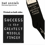 Socks (unisex) - Success Is The Greatest Middle Finger