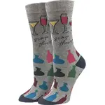 Socks (Womens) - Group Therapy (Grey)