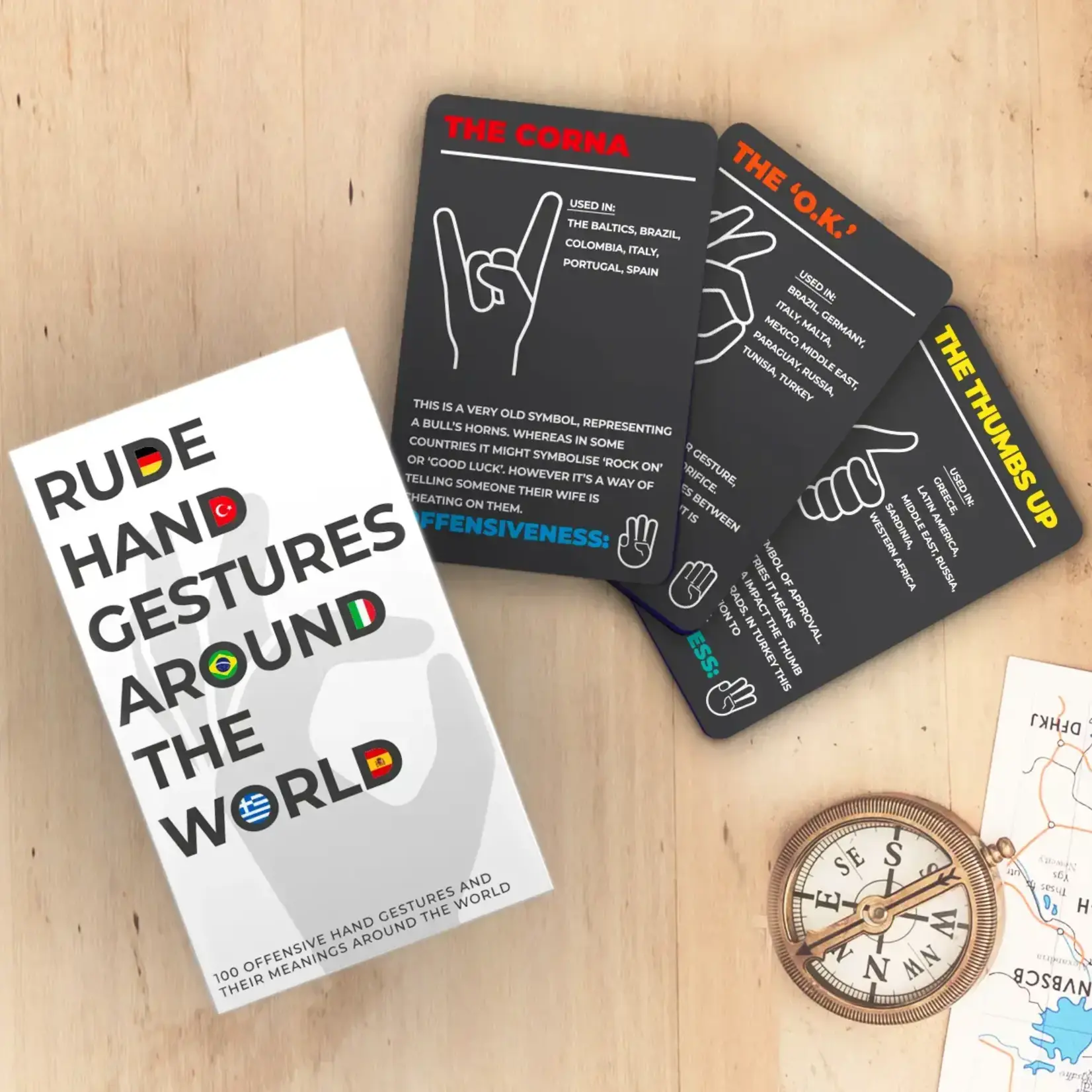 Cards - Rude Hand Gestures Around The World