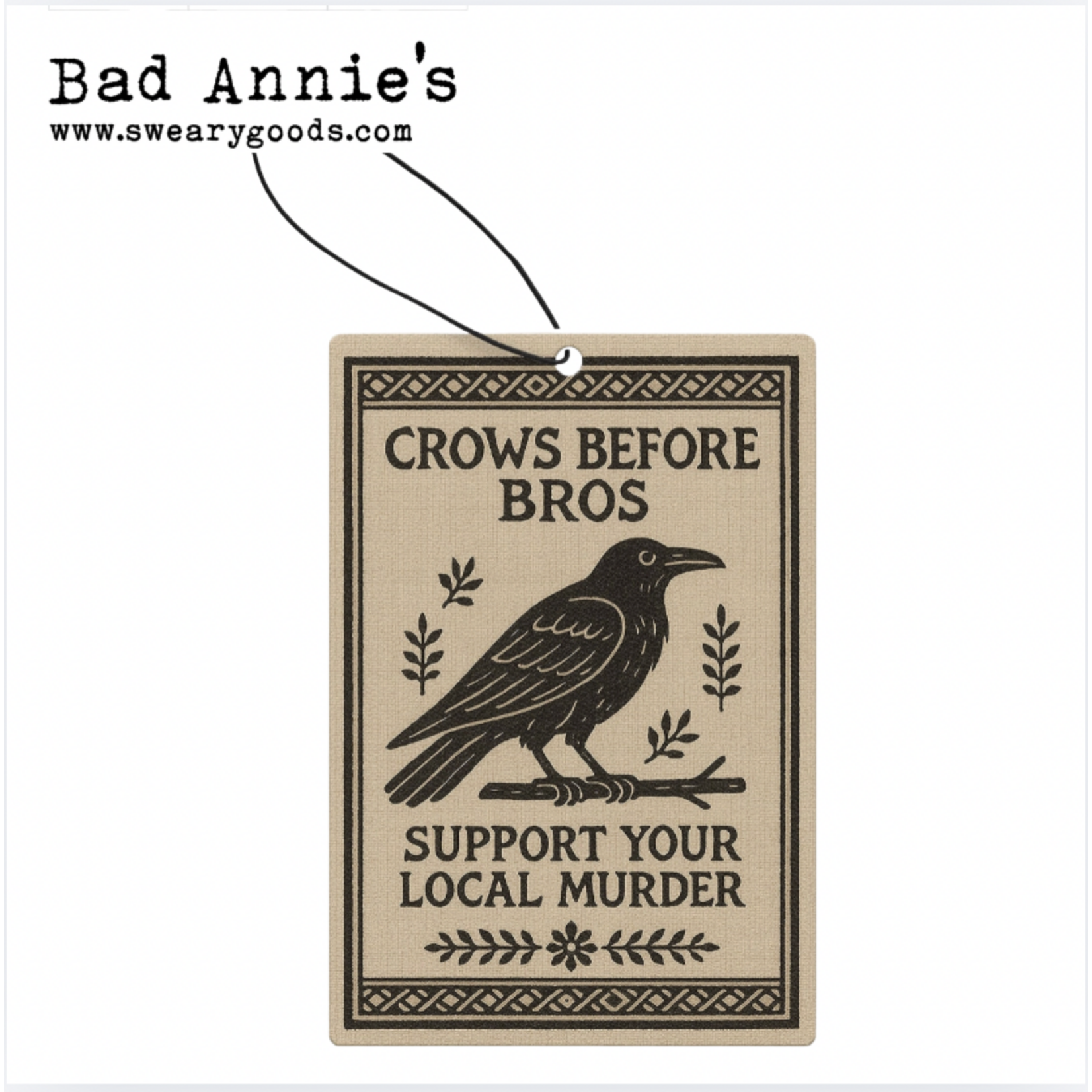 Air Freshener - Crows Before Bros