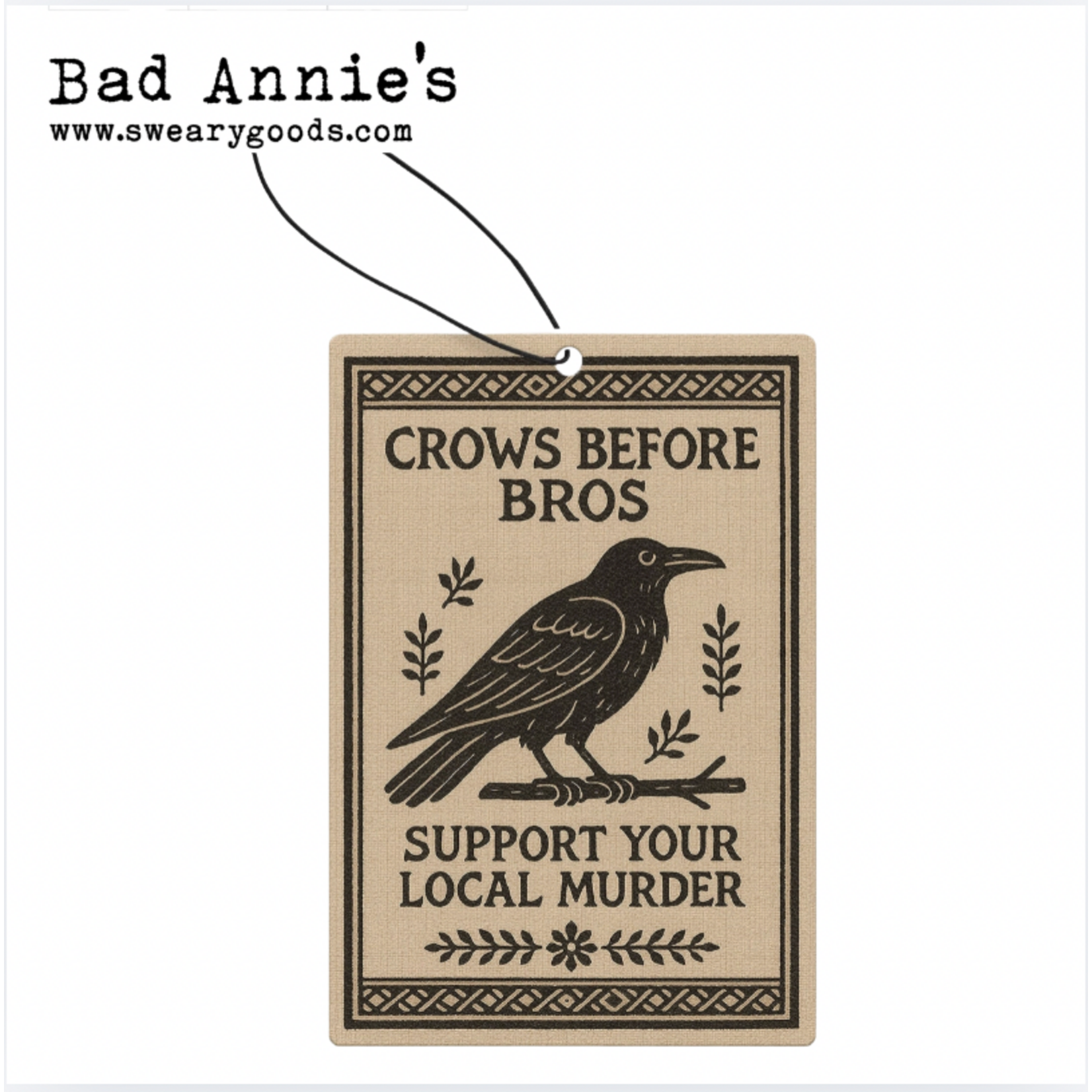 Air Freshener - Crows Before Bros