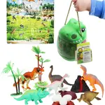 Toys - 15-Piece Dinosaur Figures Play Set Jar - 8 Inch