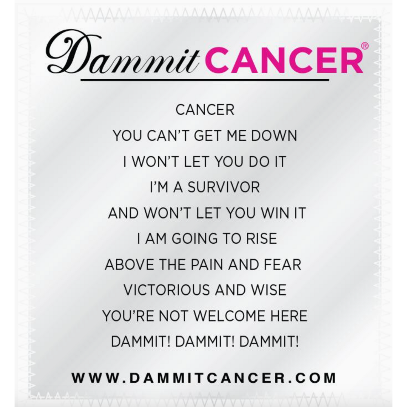 Dammit Doll - Damn Cancer Doll