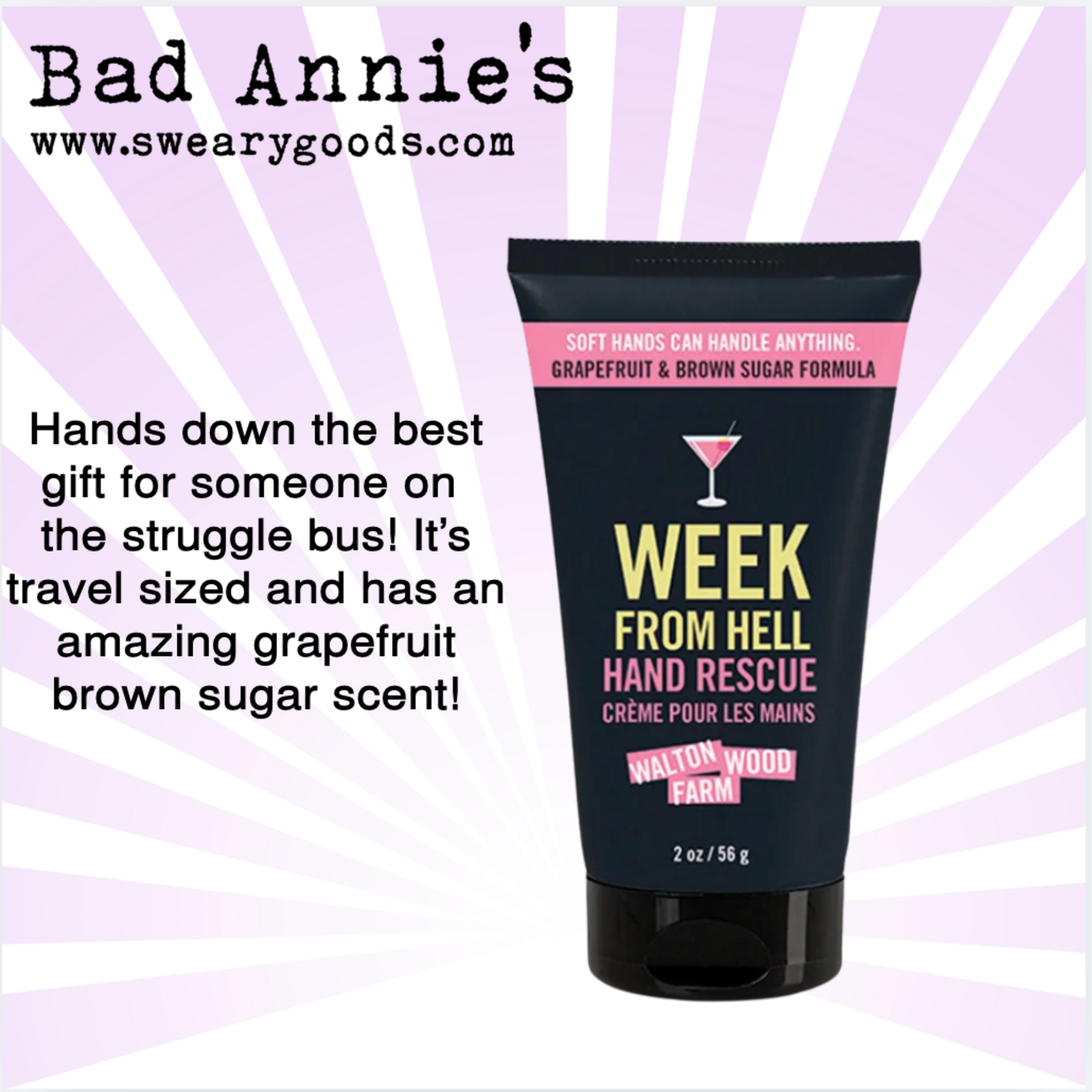 Hand Cream - Week From Hell - 2oz