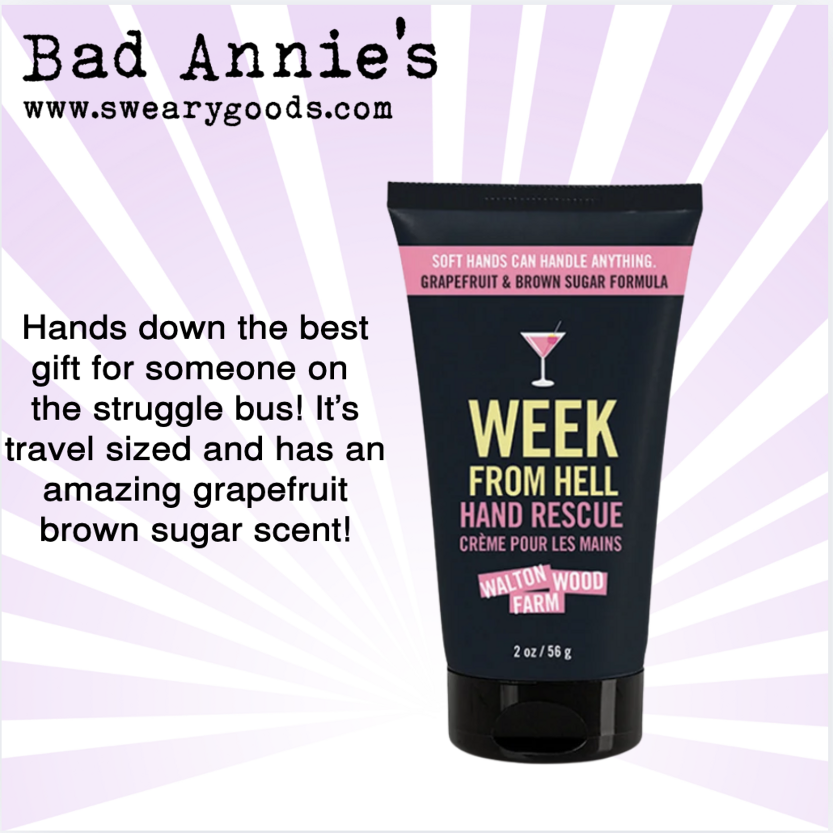 Hand Cream - Week From Hell - 2oz