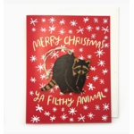 Card: Merry Christmas Ya Filthy Animal (With Jimothy Ornament)