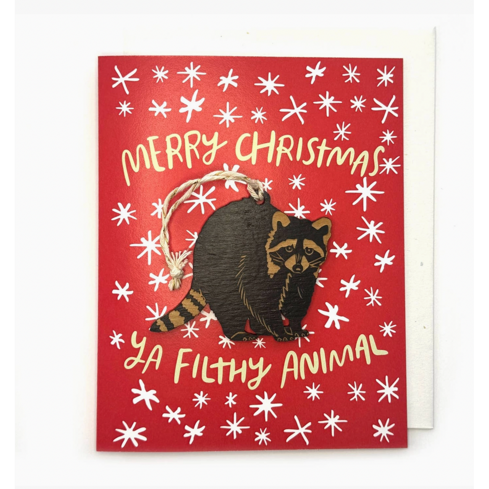 Card: Merry Christmas Ya Filthy Animal (With Jimothy Ornament)