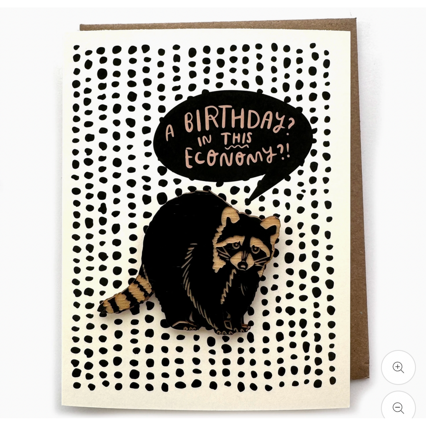 Card: A Birthday? In This Economy?! (With A Jimothy Magnet)