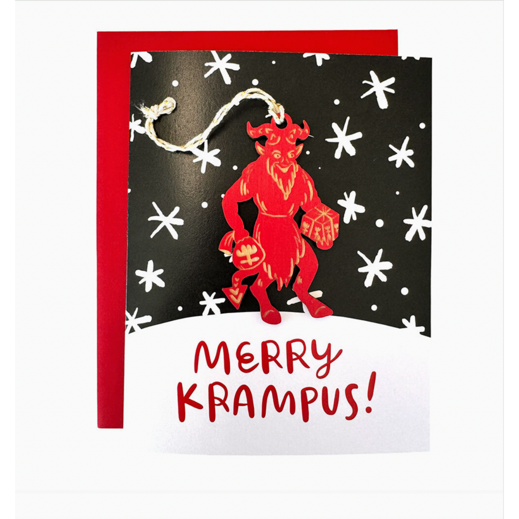 Card - Merry Krampus! (With Krampus Ornament)