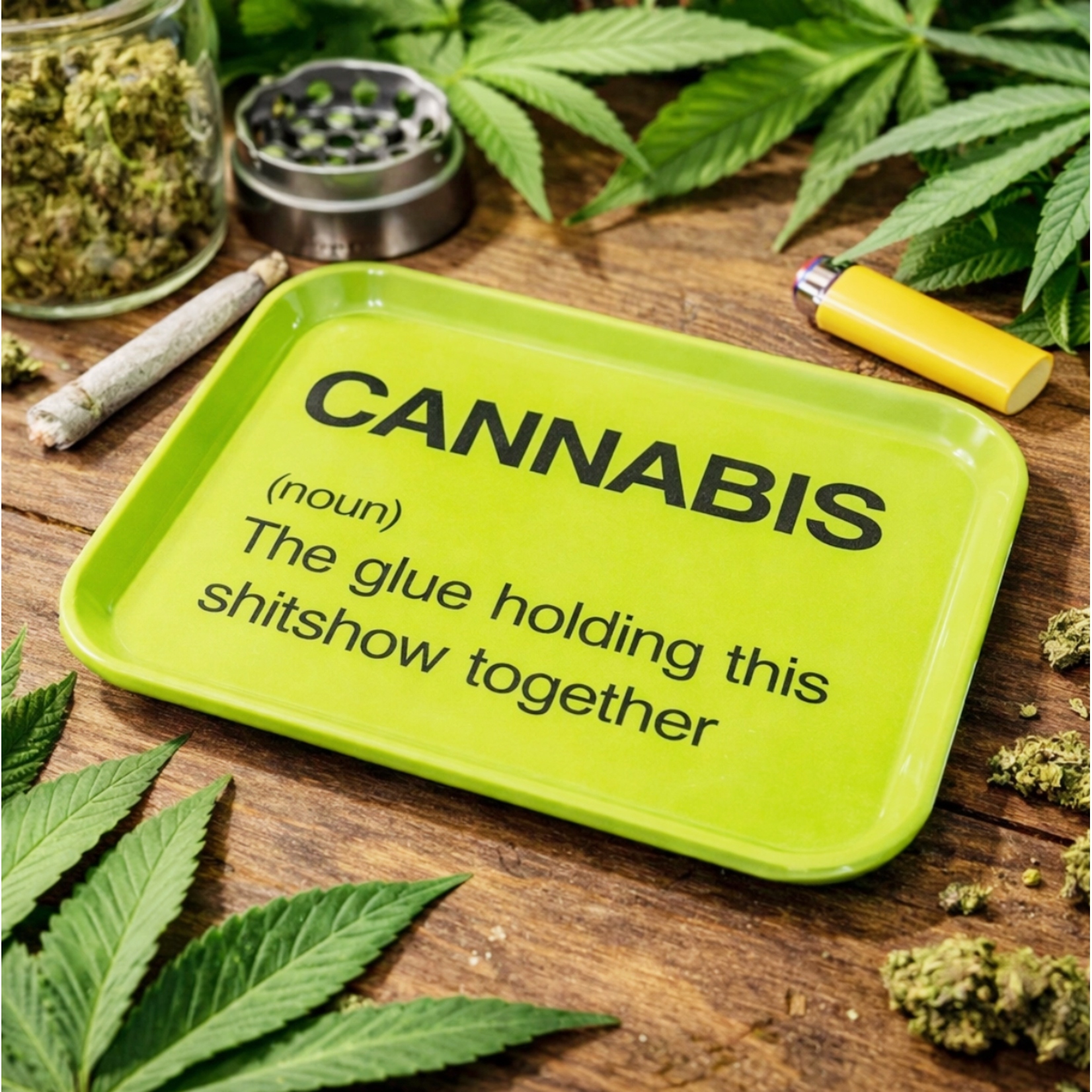 Tray - Cannabis - The Glue Holding This Shitshow Together