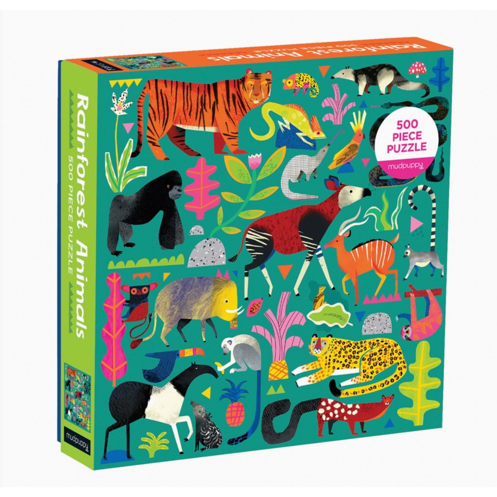 Puzzle - Rainforest Animals - 500 Piece
