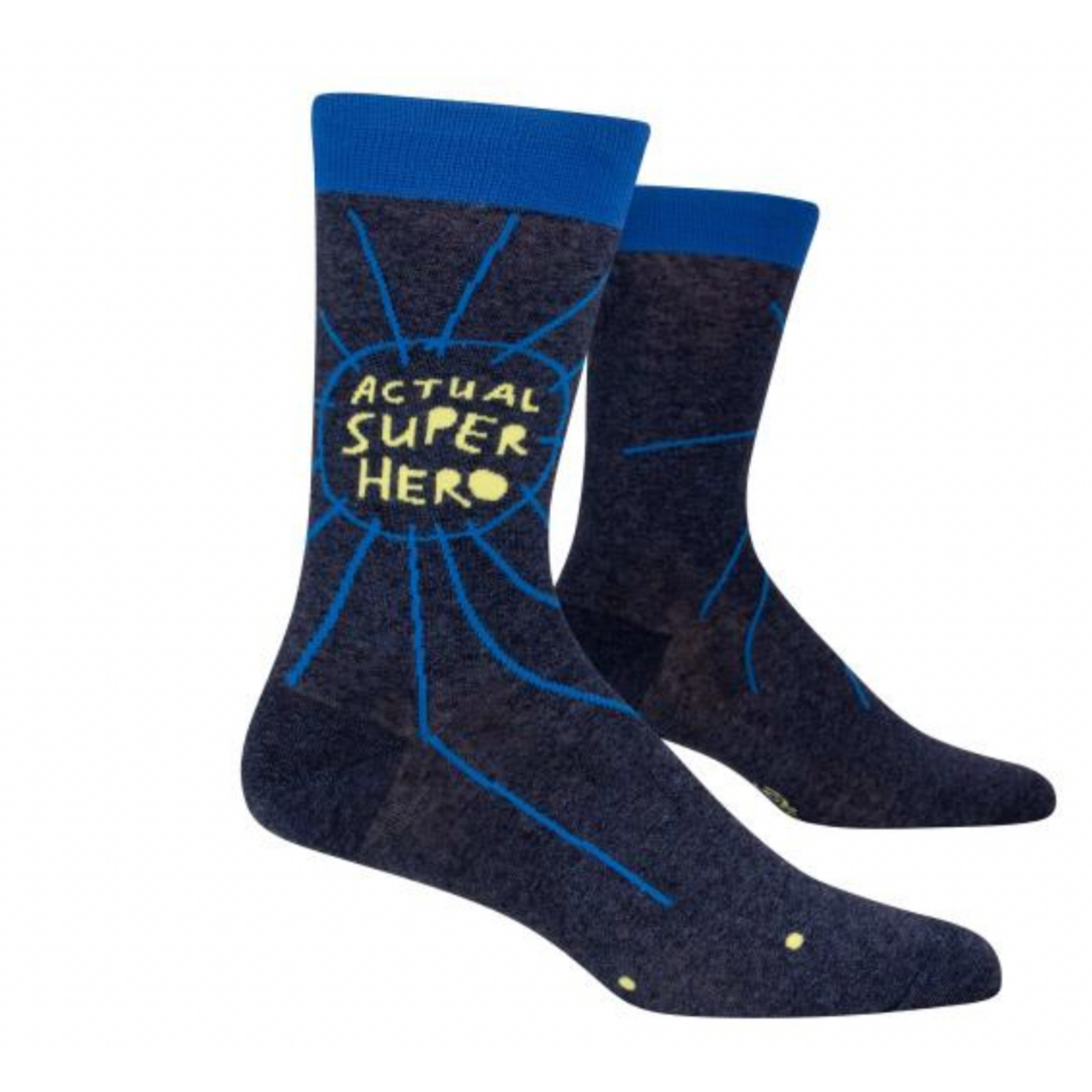 Socks (Mens) (Crew) Actual Superhero