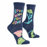 Socks (Womens) (Crew) Love Who You Love