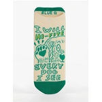 Socks (Unisex) (Sneaker) - I Will Hi - Five Every Dog I See - L/XL