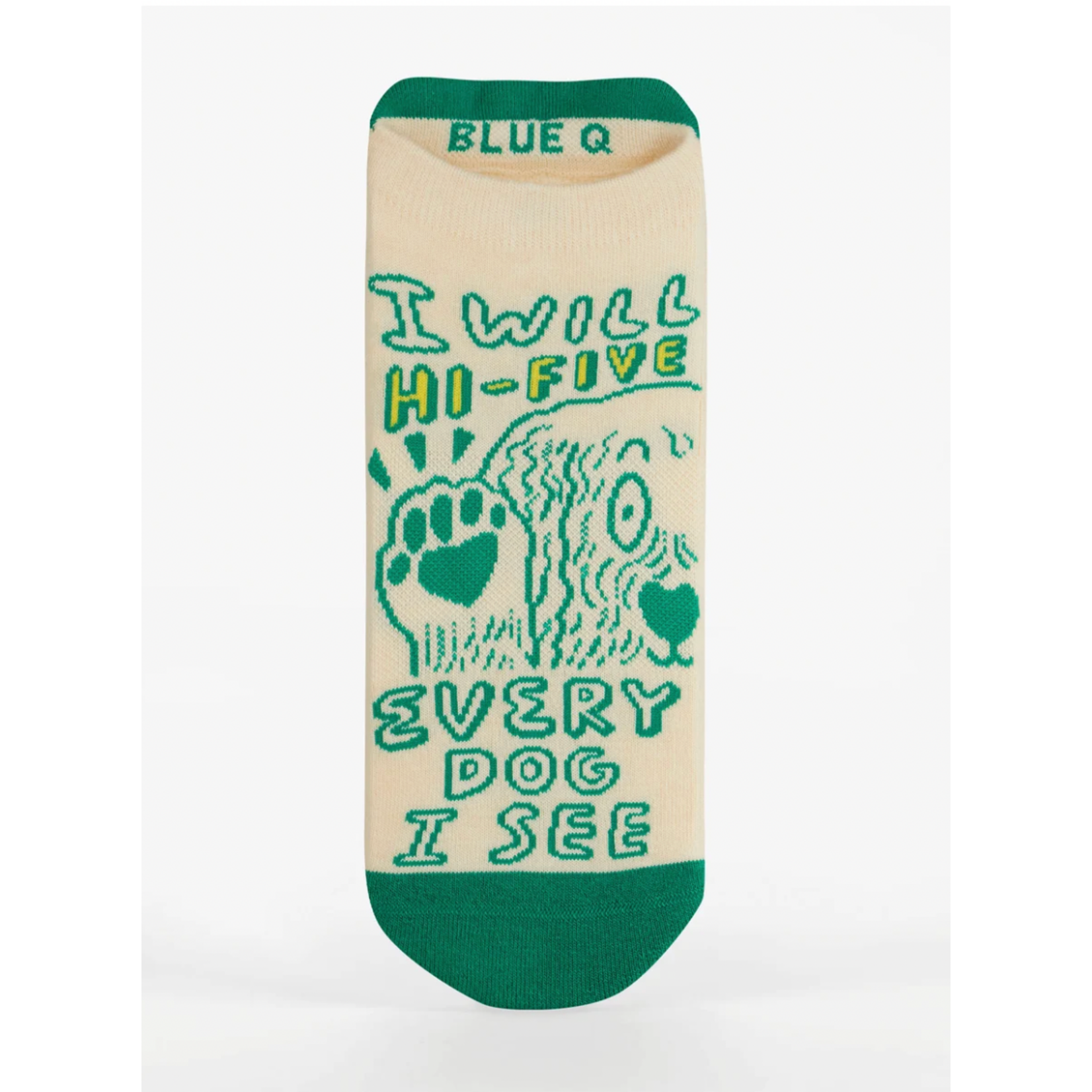 Socks (Unisex) (Sneaker) - I Will Hi - Five Every Dog I See - L/XL