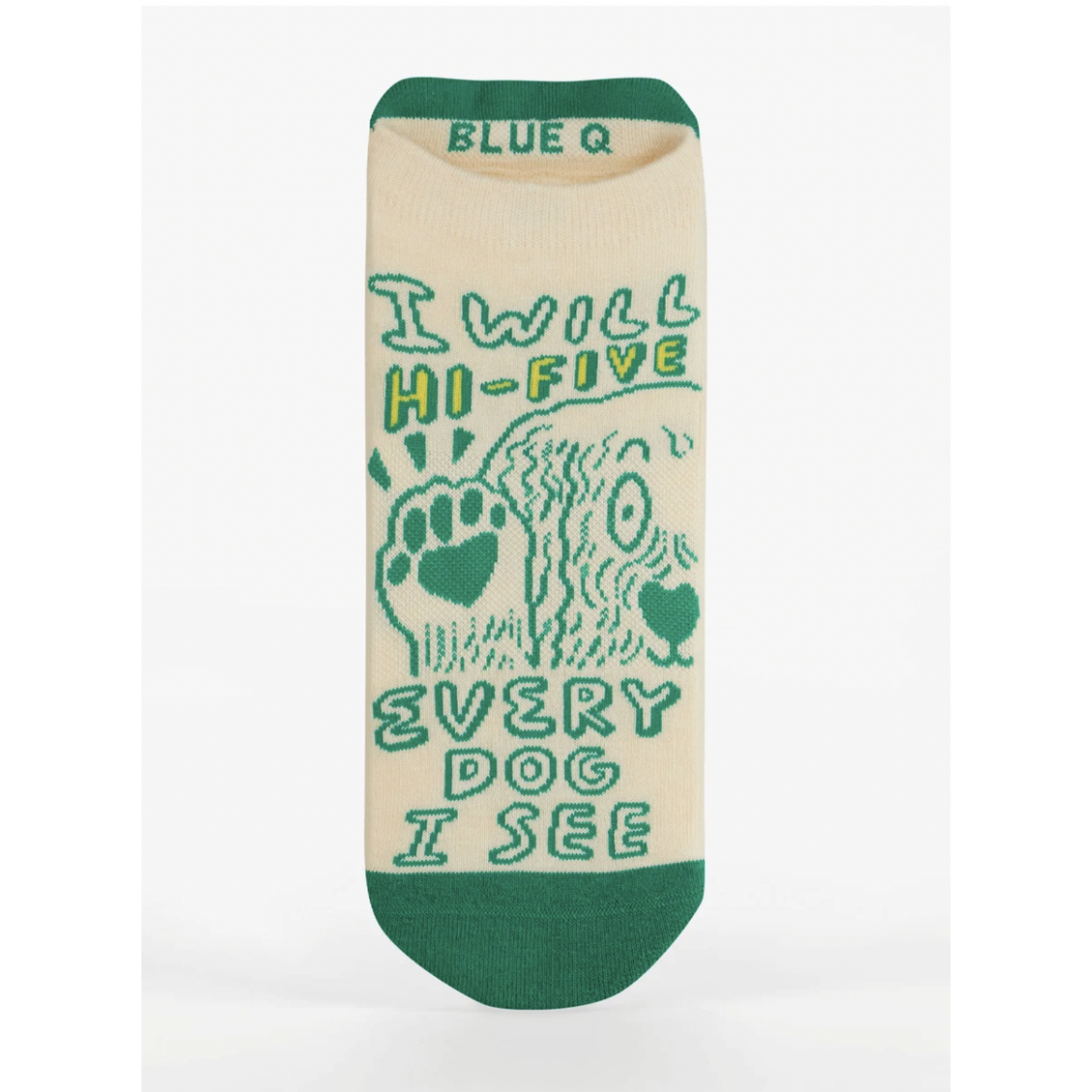 Socks (Unisex) (Sneaker) - I Will Hi - Five Every Dog I See - L/XL