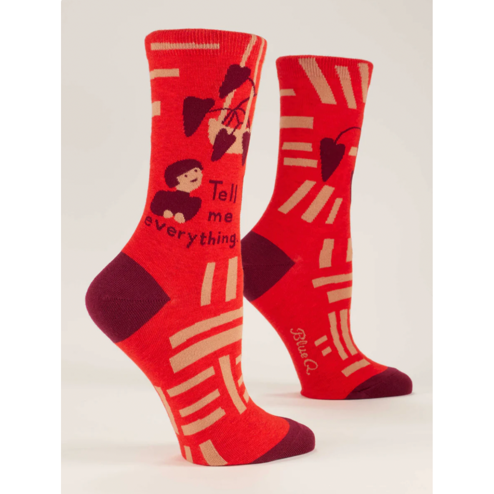 Socks (Womens) (Crew) - Tell Me Everything