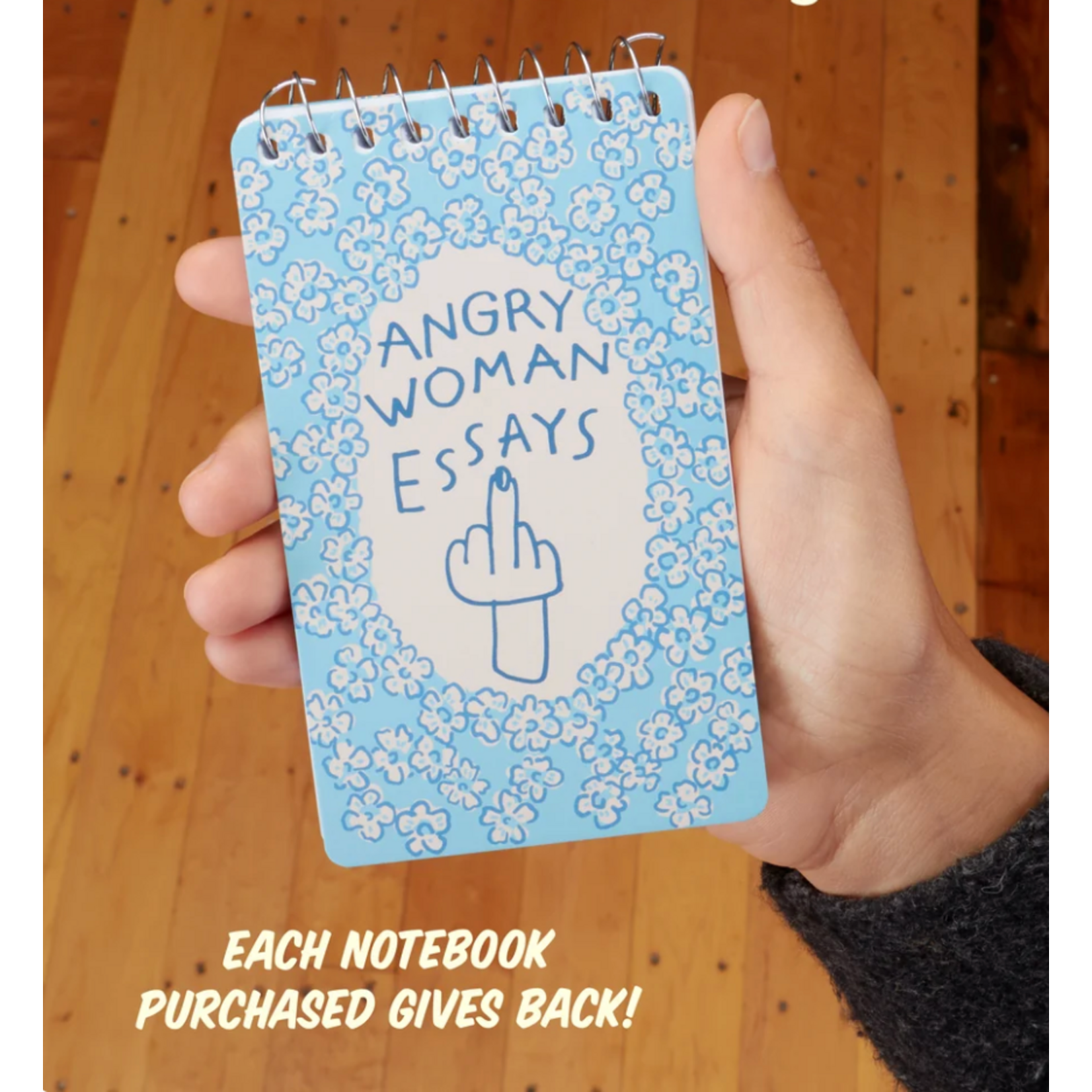 Small Notebook - Angry Woman Essays
