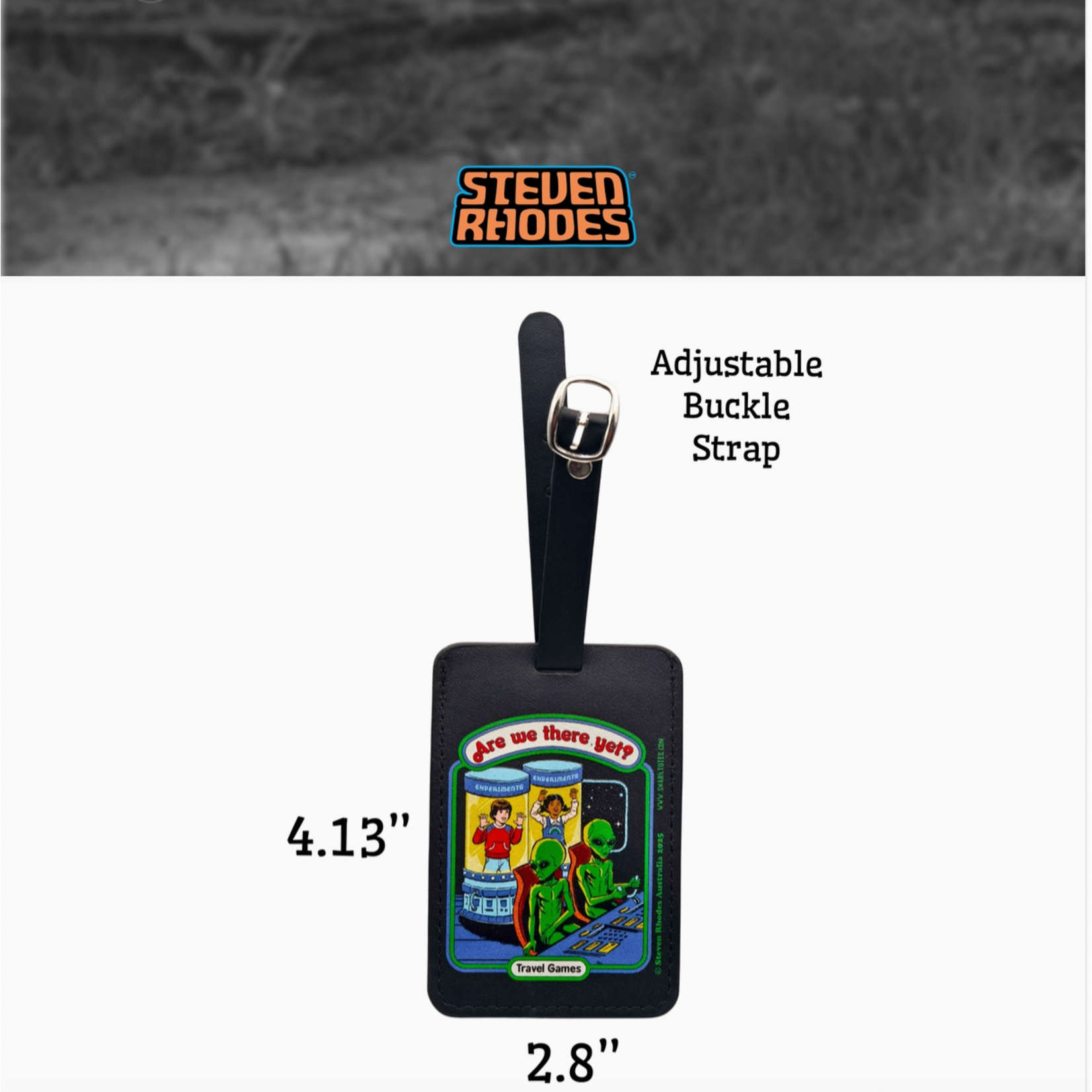 Luggage Tag - Are We There Yet? (Steven Rhodes)