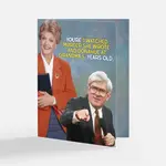 Bad Annie’s Card - You’re “I Watched Murder She Wrote And Donahue At Grandma’s” Years Old INSIDE: But You Lived To Tell The Tale Of Lawn Jarts And That Is Legendary (Birthday)