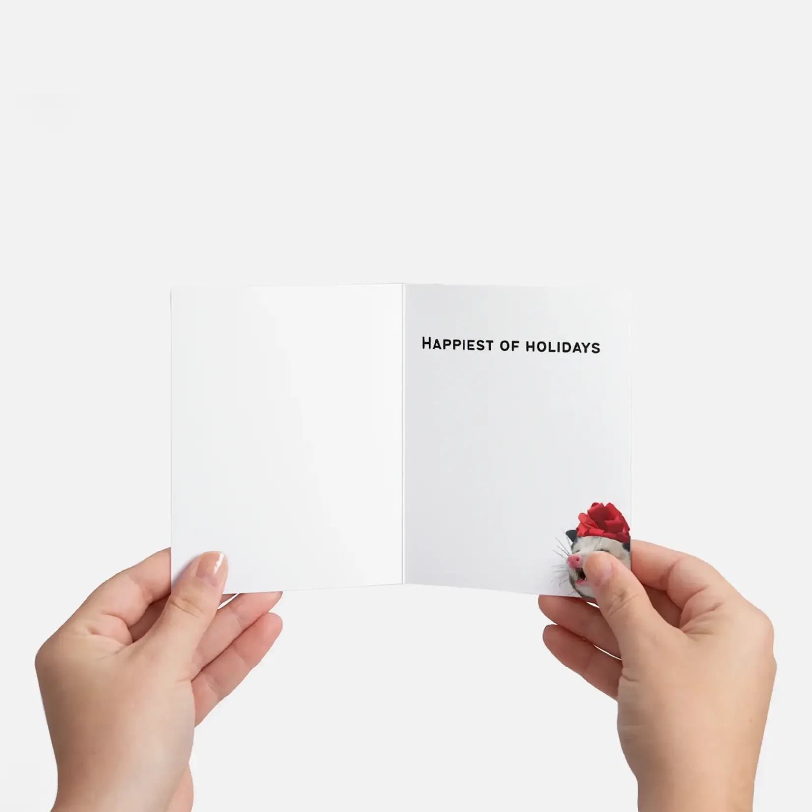 Bad Annie’s Card - Do You Hear What I Hear… Hhhhhaaaaa INSIDE: Happiest Of Holidays (Opossum)