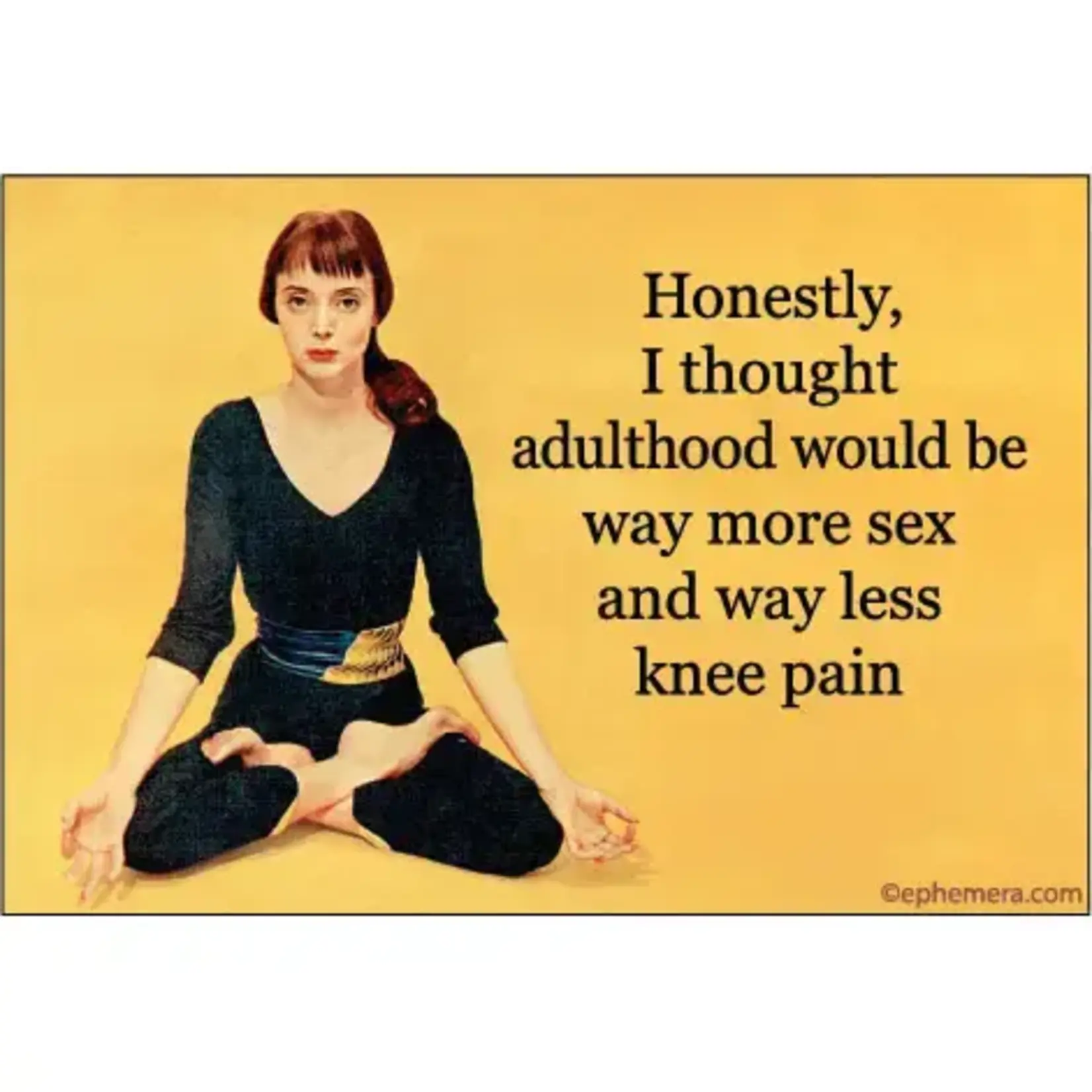 Magnet - Honestly, I Thought Adulthood Would Be Way More Sex And Way Less Knee Pain