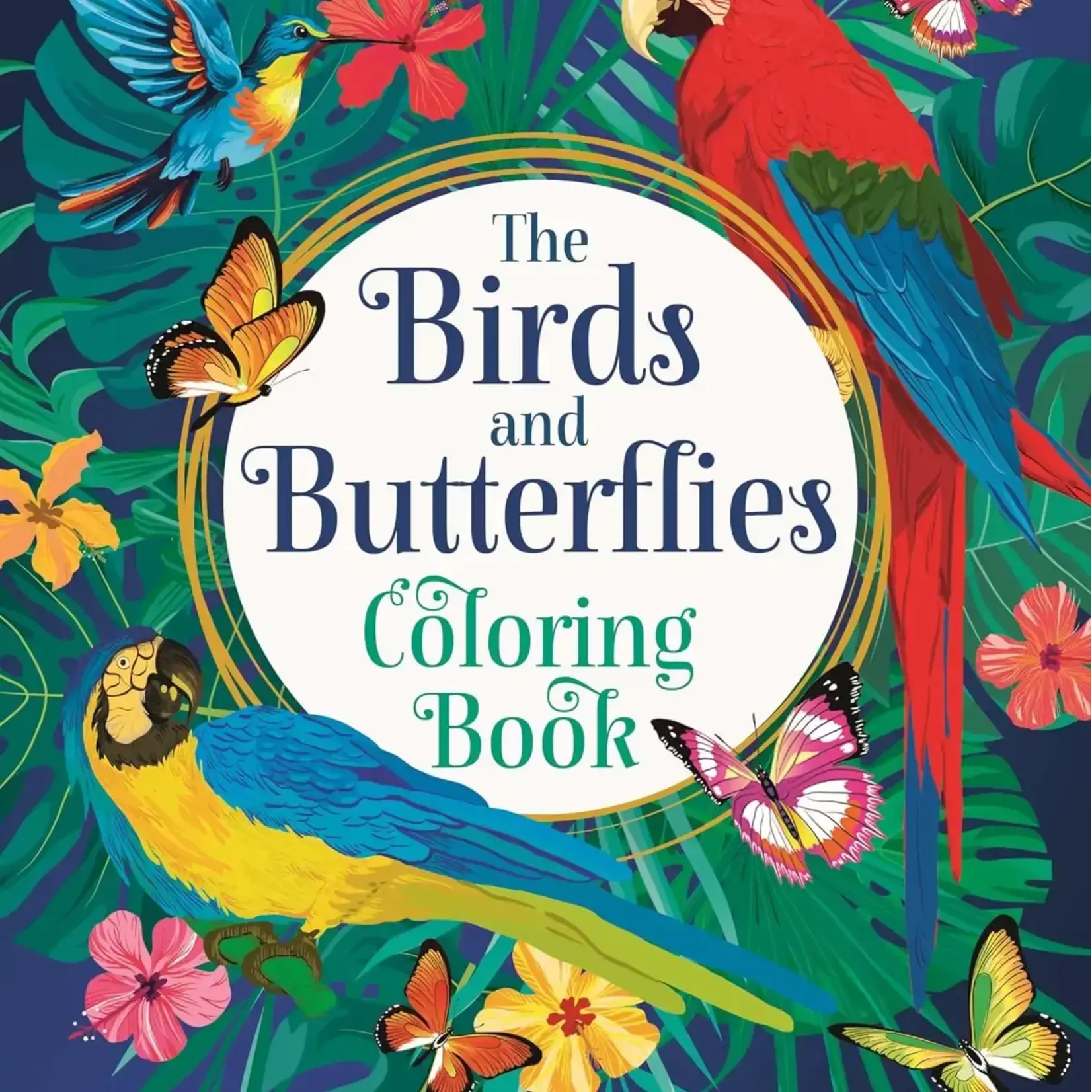 Books (Coloring) - The Birds And Butterflies Coloring Book