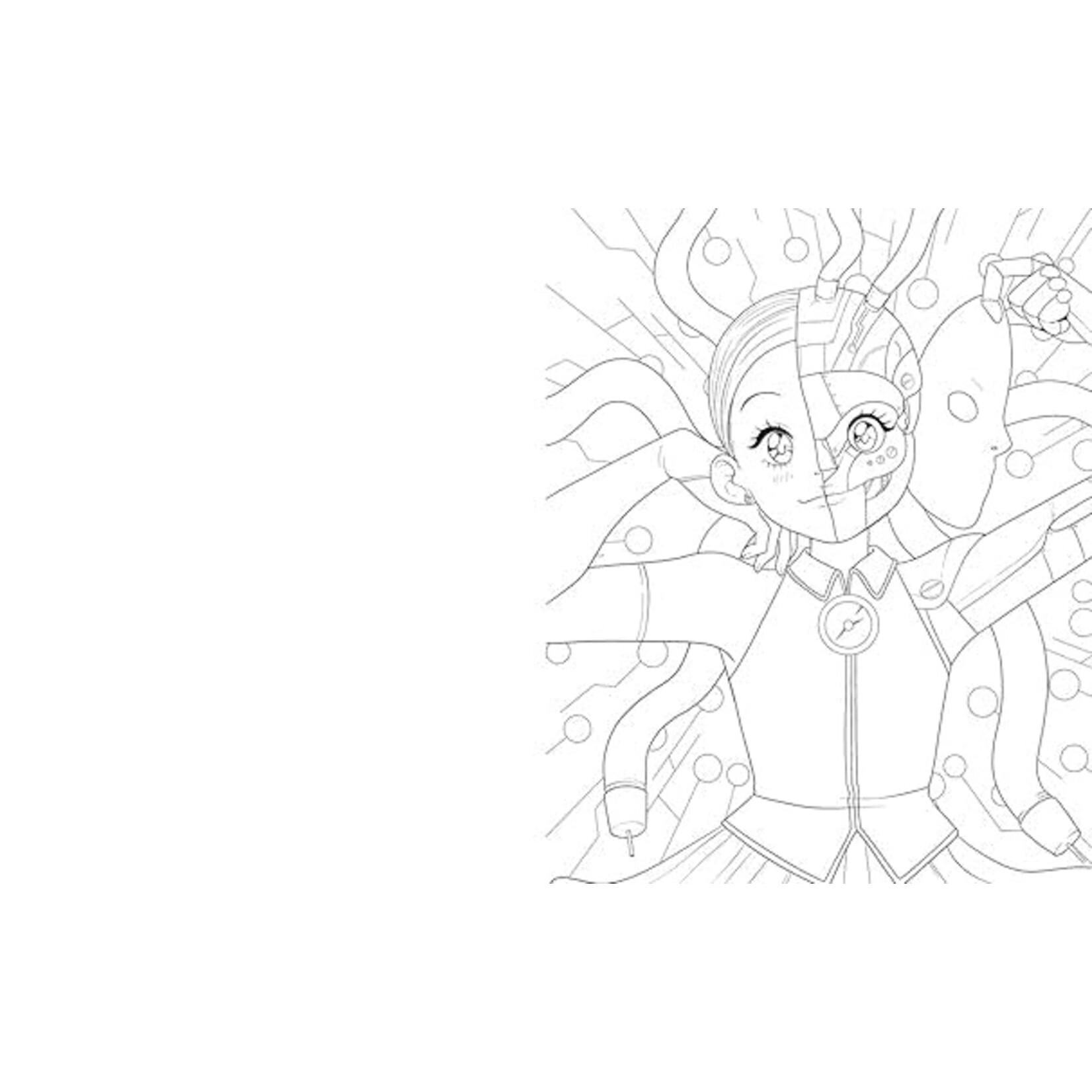 Books - The Wonderfully Weird Manga Coloring Book