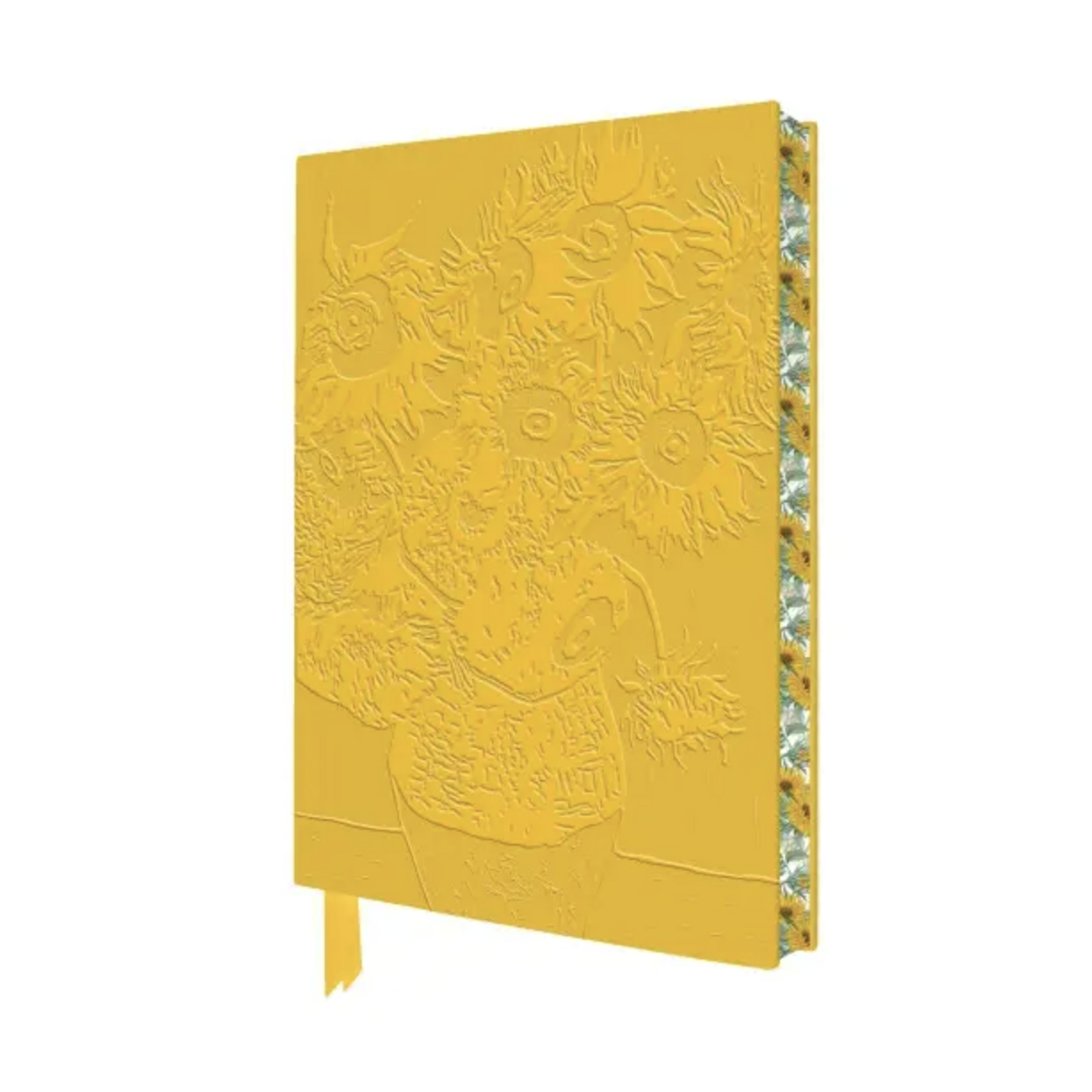 Journal - Yellow Embossed Sunflowers (Van Gogh)