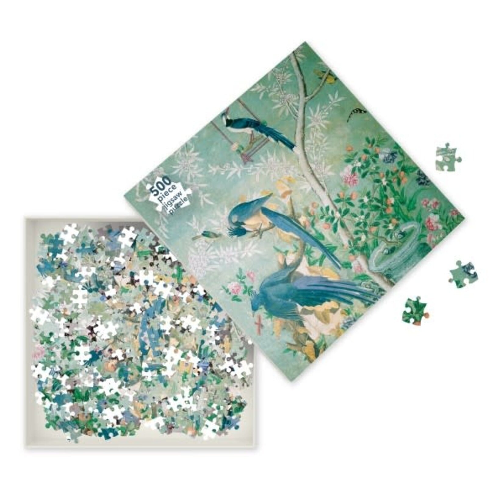 Puzzle (500 pc.) - Audobon: A Pair Of Magpie Jays