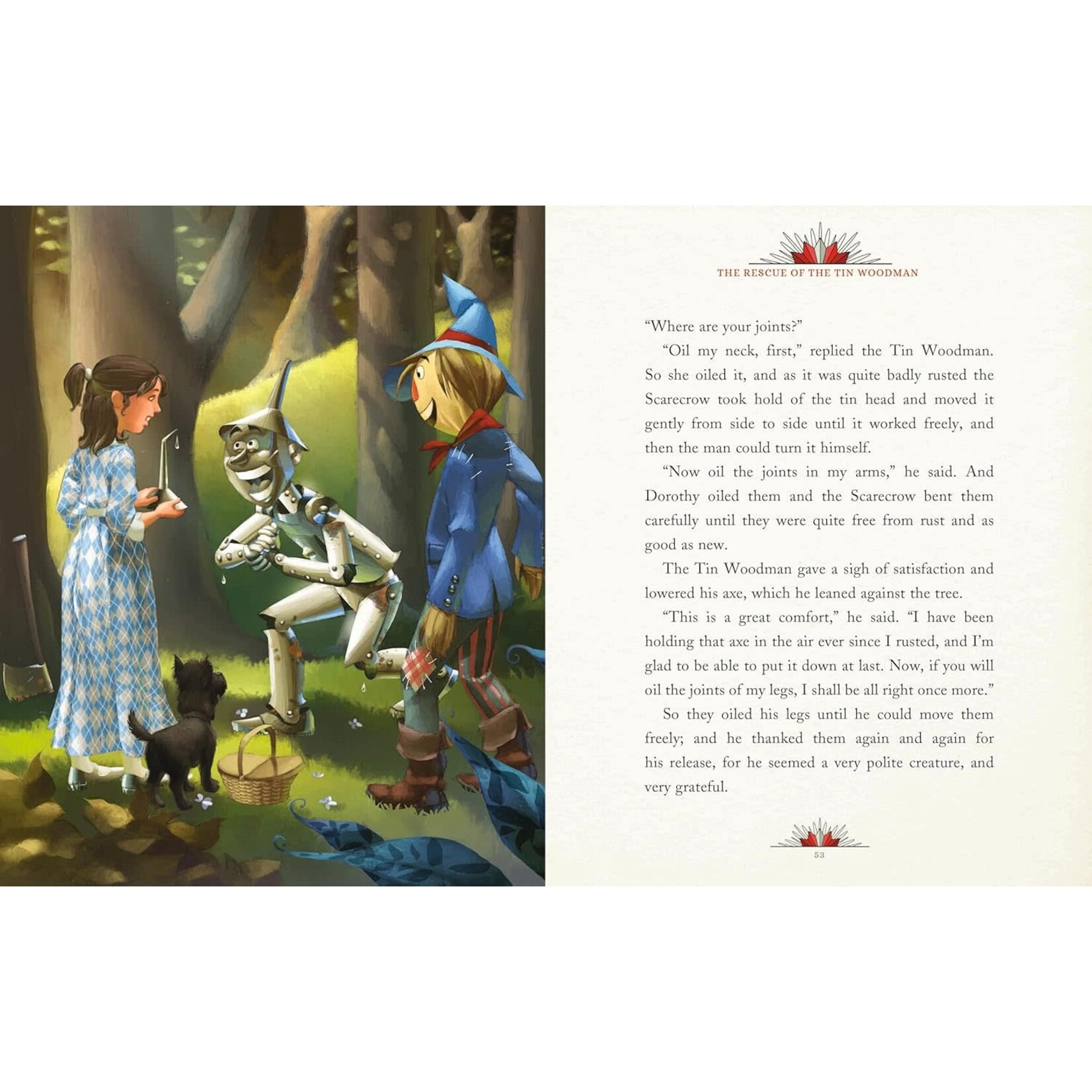 Book - Wonderful Wizard Of Oz (Arcturus Deluxe Children’s Classics)