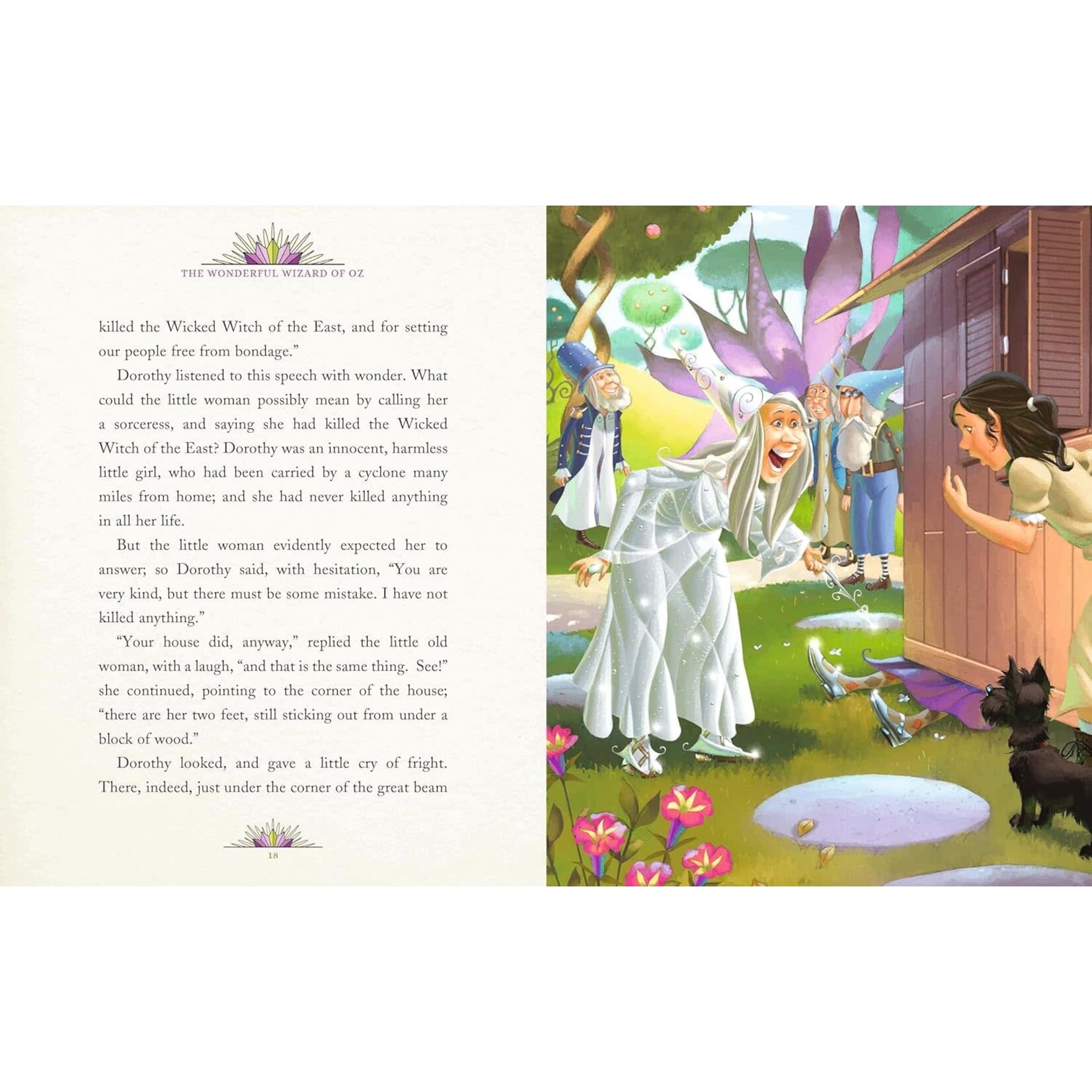 Book - Wonderful Wizard Of Oz (Arcturus Deluxe Children’s Classics)