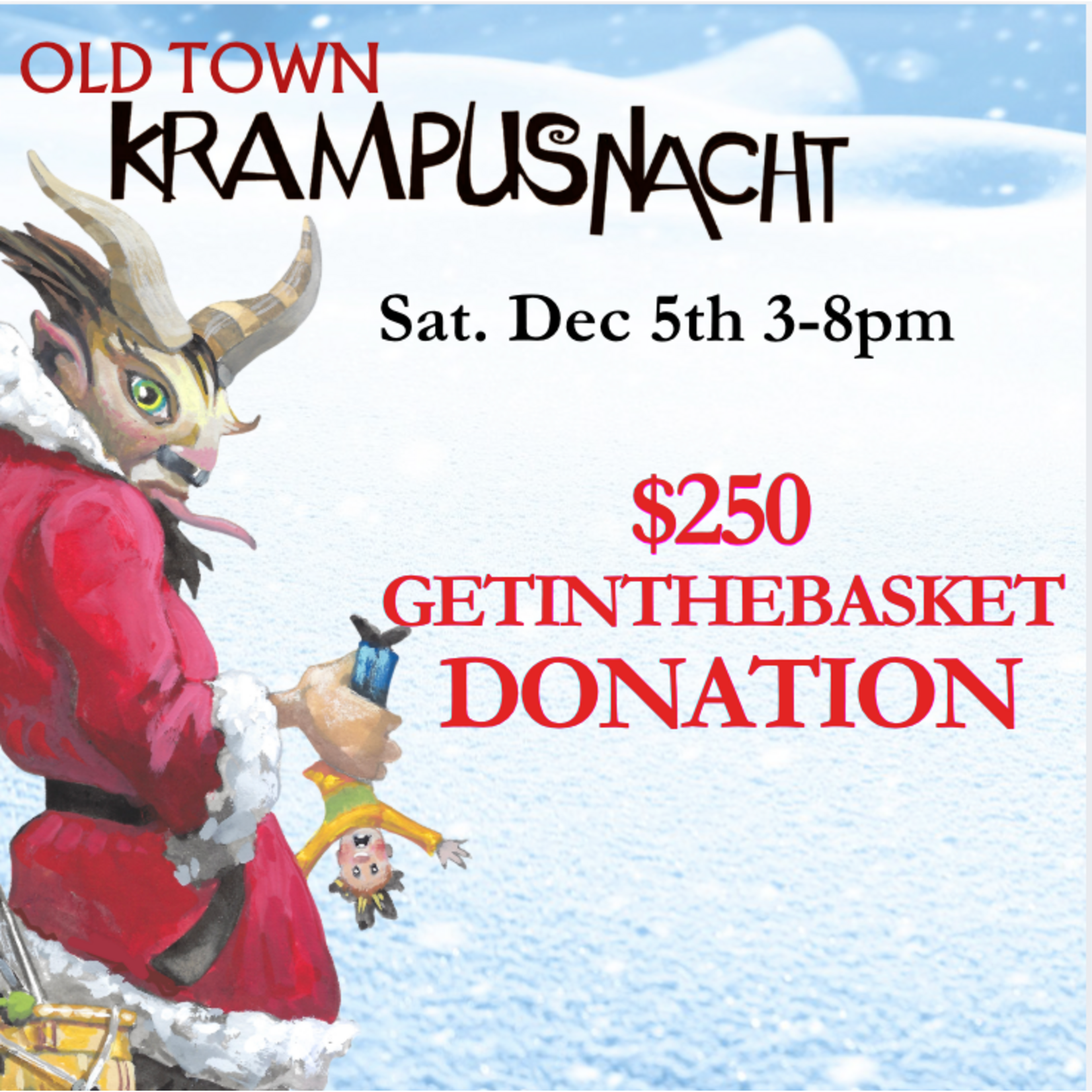Donation - $250 Friends of Old Town Krampusnacht