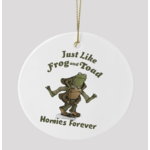 Ornament (Ceramic) - Frog And Toad - Homies Forever
