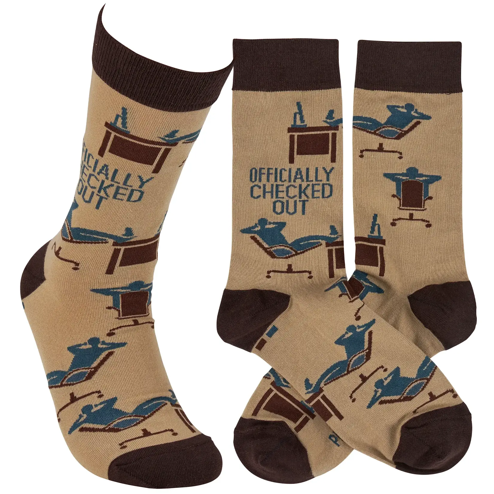 Socks (Unisex) - Officially Checked Out