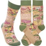 Socks (Unisex) - Chaos Coordinator (Floral)
