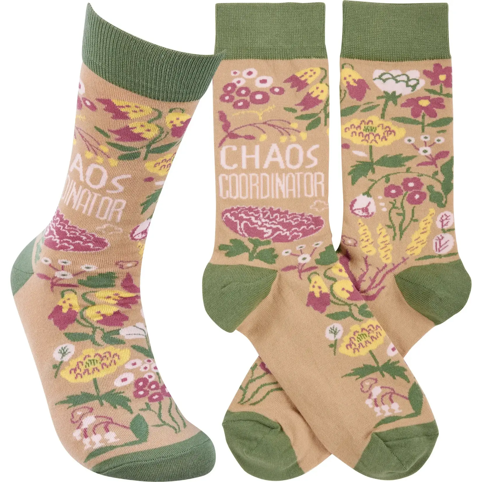 Socks (Unisex) - Chaos Coordinator (Floral)