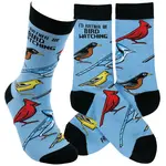 Socks (Unisex) - I’d Rather Be Bird Watching